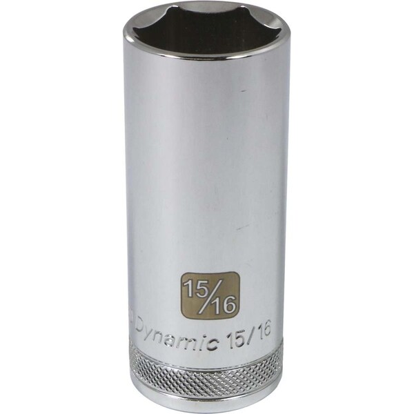 1/2" Drive, 15/16" SAE Socket, 6 Points